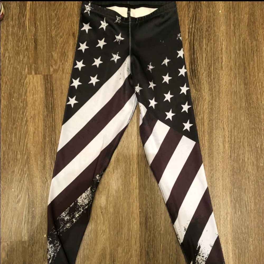 Ranger Up Flag Workout Leggings